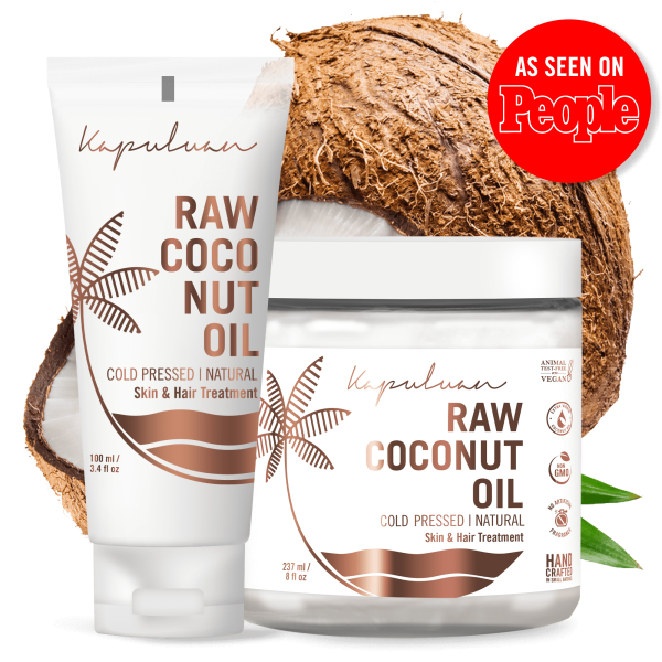 Coconut Oil Jar and Tube