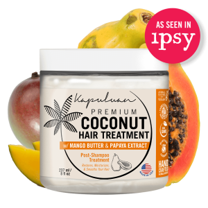 Coconut Hair Treatment Post-Shampoo Treatment Papaya Extract and Mango Butter