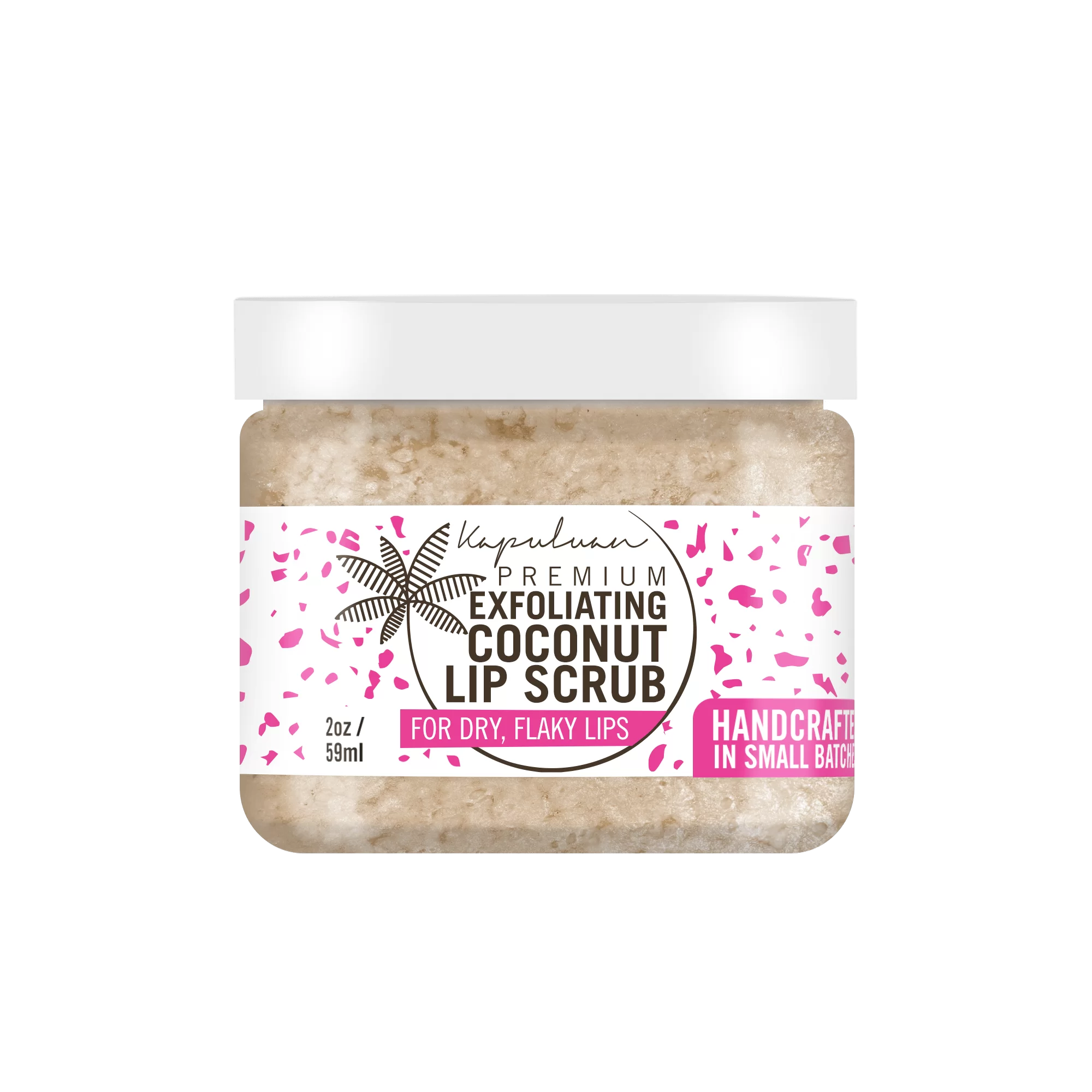 With exfoliating coconut shreds, be prepared to give your skin a tropi