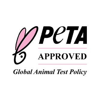 The image appears to be an abstract logo or design consisting of stylized pink elements on a black background. At the left, there's what could be interpreted as a pair of pink coconut leaves or feather