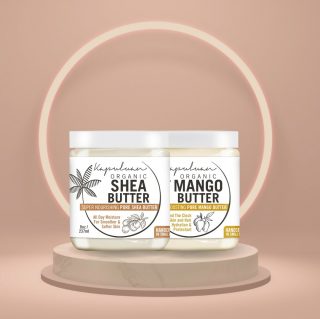 Our organic Mango Butter and Shea Butter are ready for you! 🥭🌾

Try them and tell us which one is your favorite!

#glowingskin #skincareproducts #skincaretips #skincare #greenbeauty #coconutoil