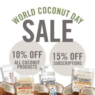 Celebrate #WorldCoconutDay with us TOMORROW! Get 10% off on all our coconut products and 15% off on subscriptions. 🌴

#kapuluan #coconutoil #coconut #skincare